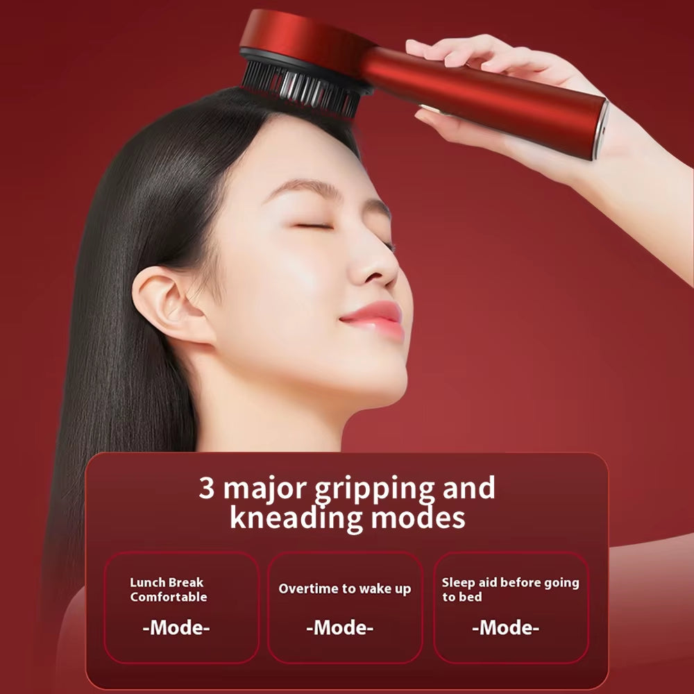 Electric Vibration Massage Comb Massage Scalp Brush Applicator Inject Essential Oils Scalp Care & Hair Care